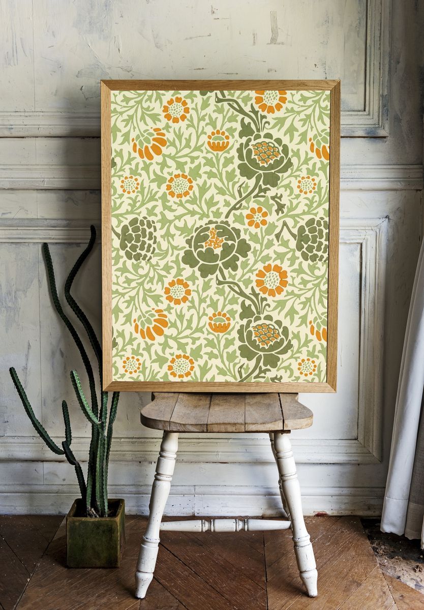William Morris 's Grafton (1883) room preview