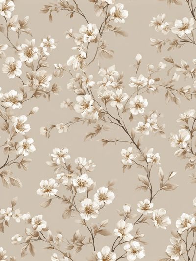 Blush Cherry Blossom Botanical Print. poster print