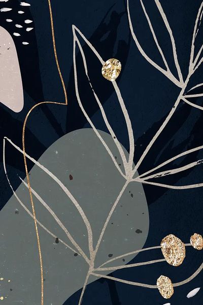 Dark iPhone wallpaper, aesthetic illustrations. poster print