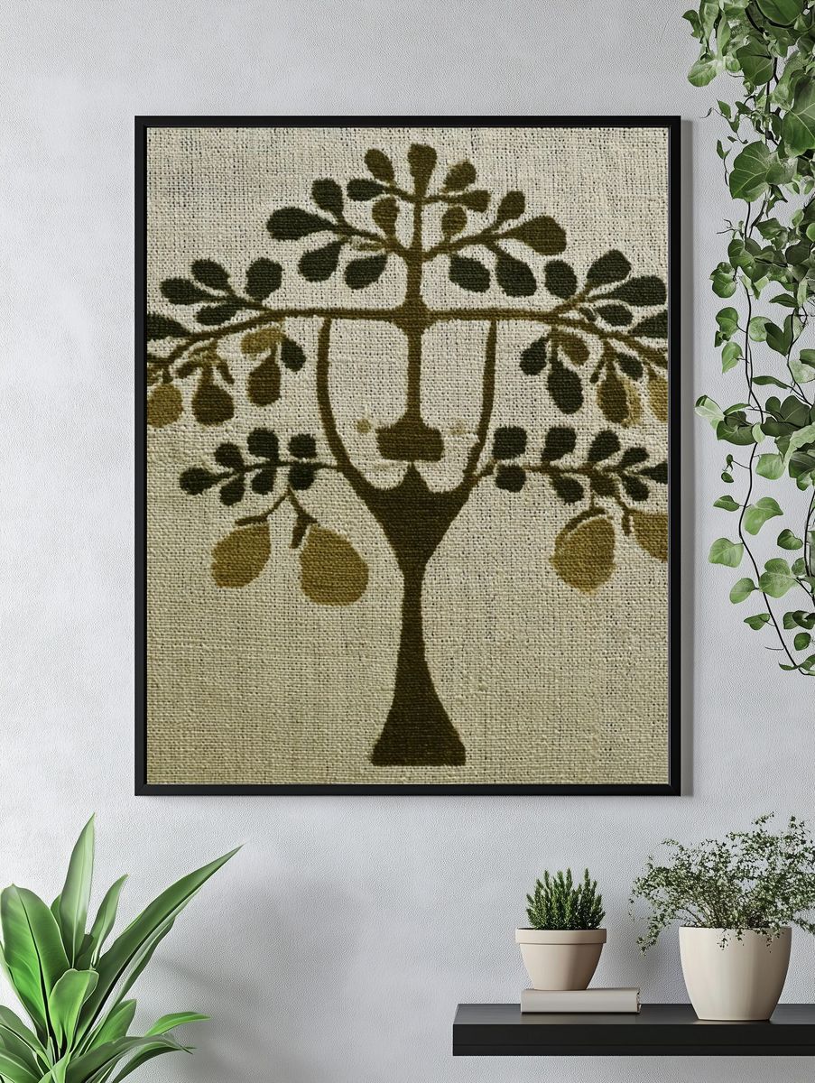 Olive Tree Botanical Print. — room view 4