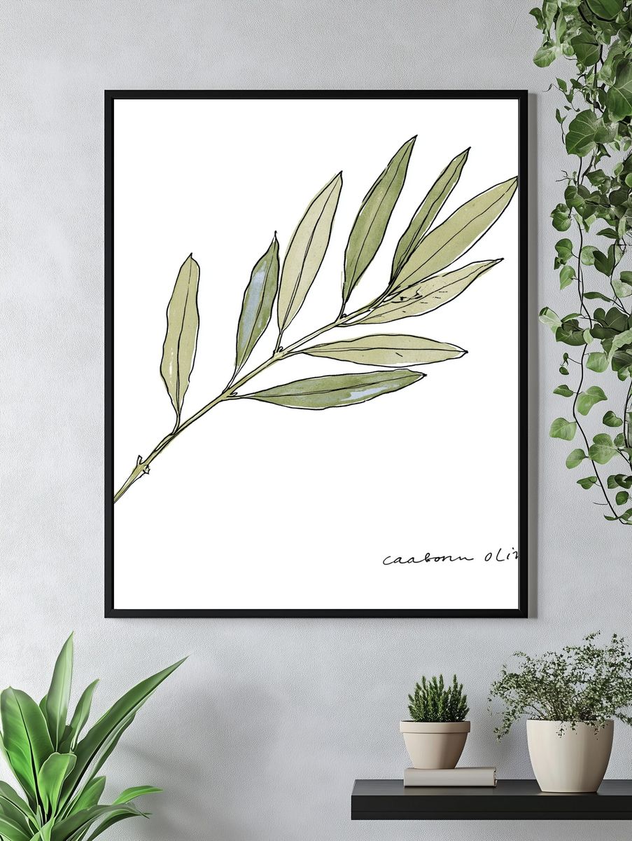 Swallowtail Butterfly Botanical Print. — room view 4