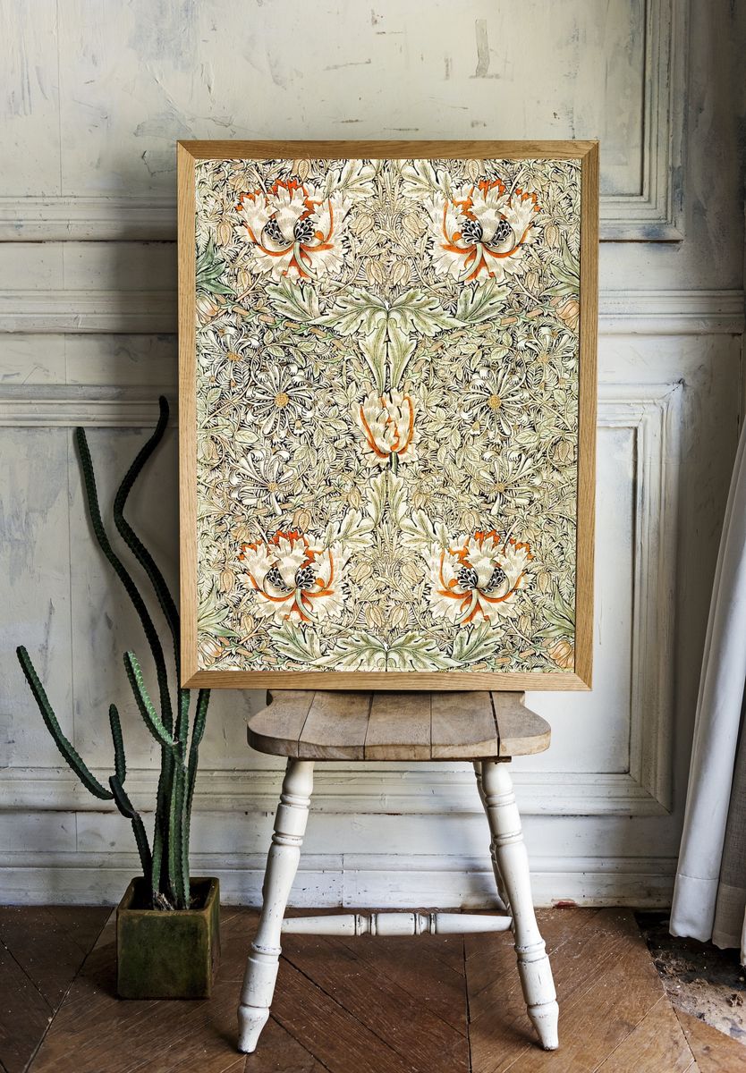 William Morris 's Honeysuckle (1876). — room view 1