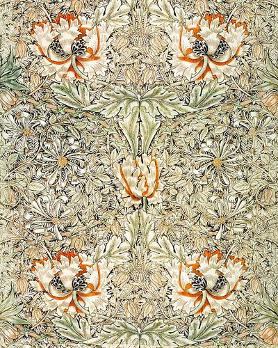 William Morris 's Honeysuckle (1876). poster print