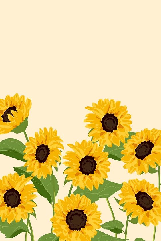 Sunflower iPhone wallpaper, aesthetic spring. poster detail