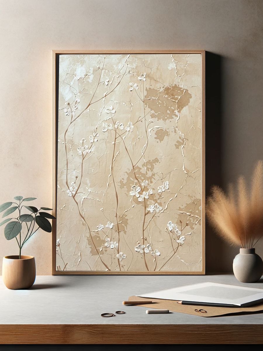 Blossoming Branches Botanical Print. — room view 2