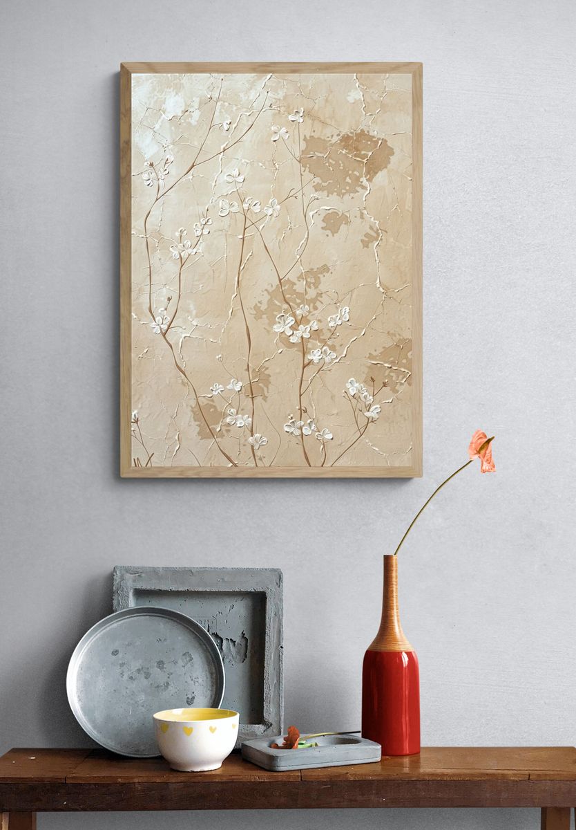 Blossoming Branches Botanical Print. — room view 3