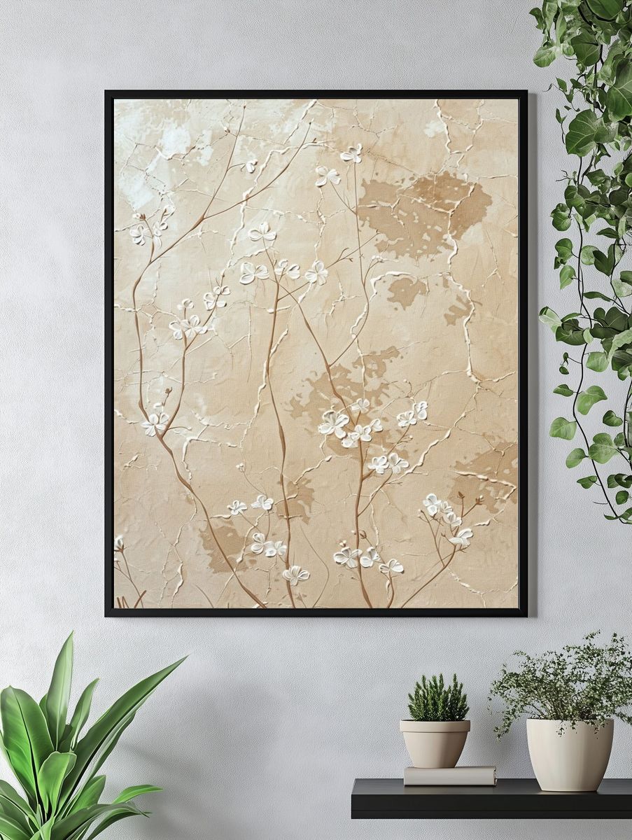 Blossoming Branches Botanical Print. — room view 4