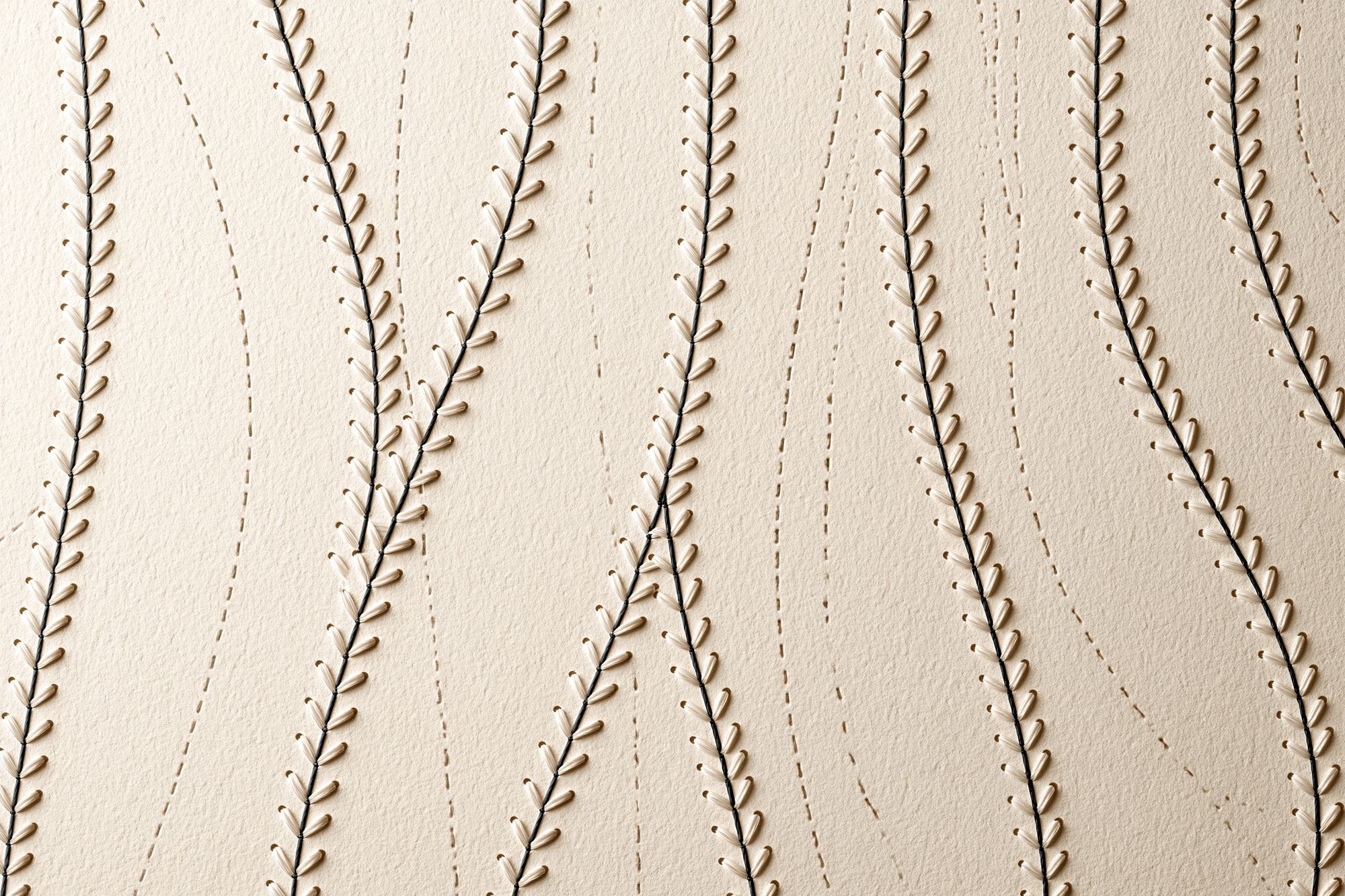 Botanical Stitch Pattern Print. poster — botanical art