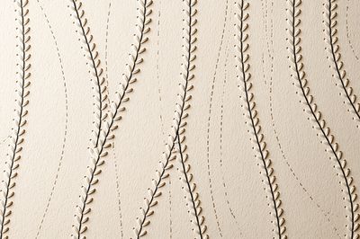 Botanical Stitch Pattern Print. poster print