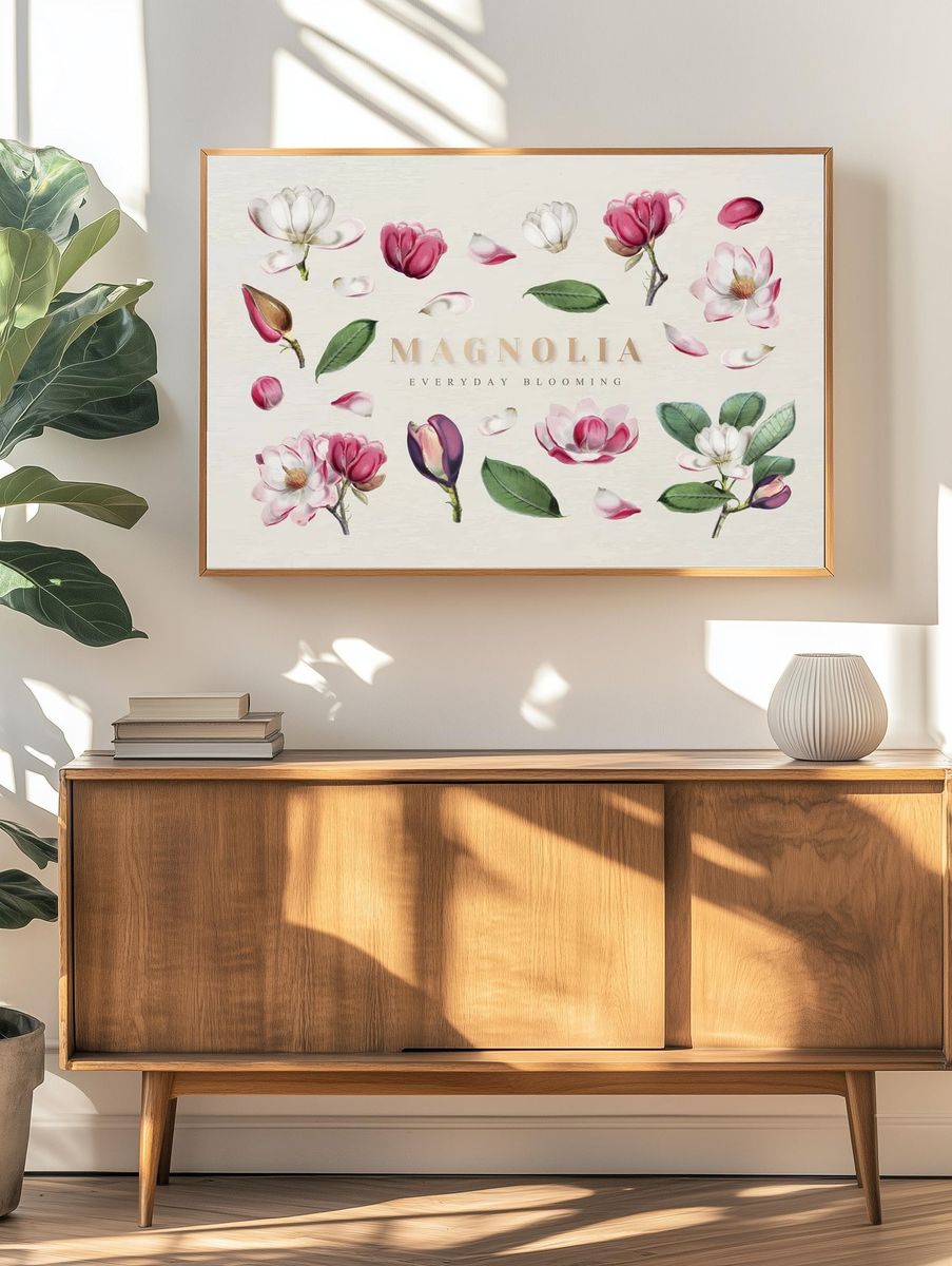 Lemon Blossom Botanical Print. — room view 3