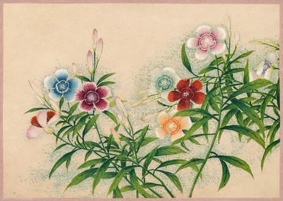 Pinks (18th Century) painting high.
