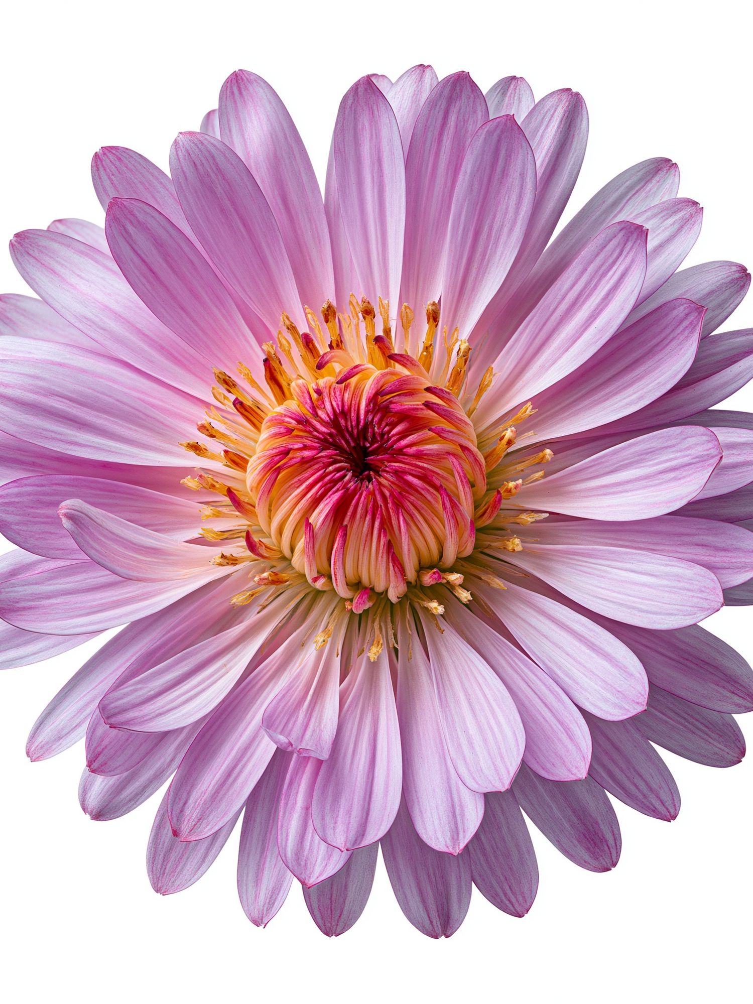 Pink Dahlia Bloom Botanical Print. poster detail