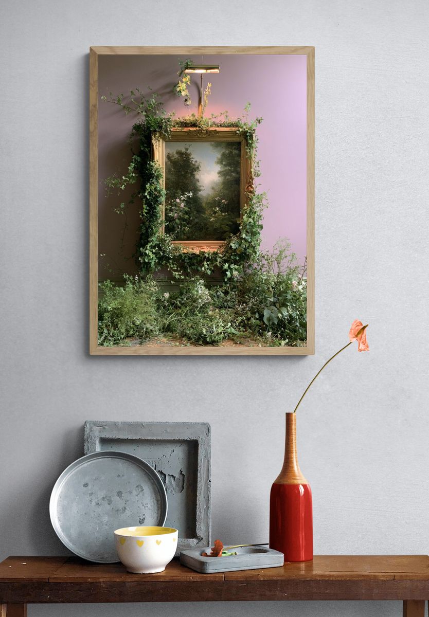 Gilded Garden Still Life Poster. — room view 3