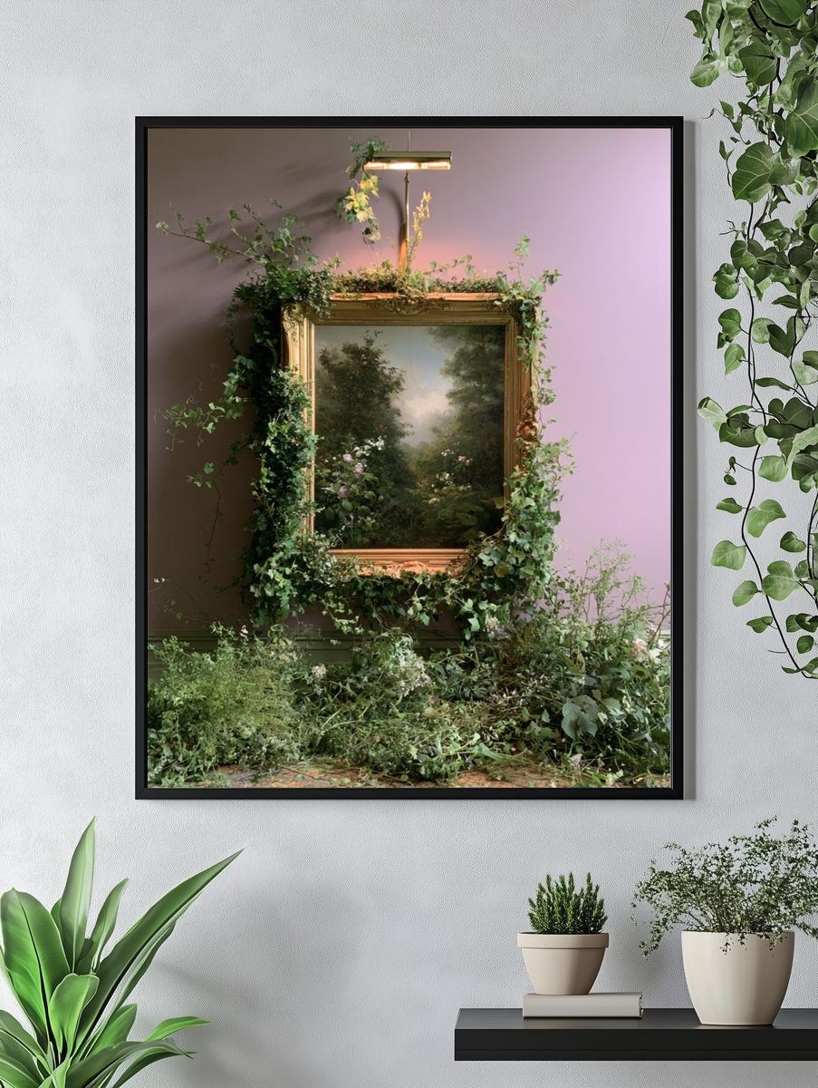 Gilded Garden Still Life Poster. — room view 4