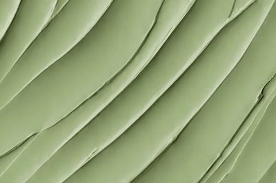 Matcha frosting texture background close-up. poster print