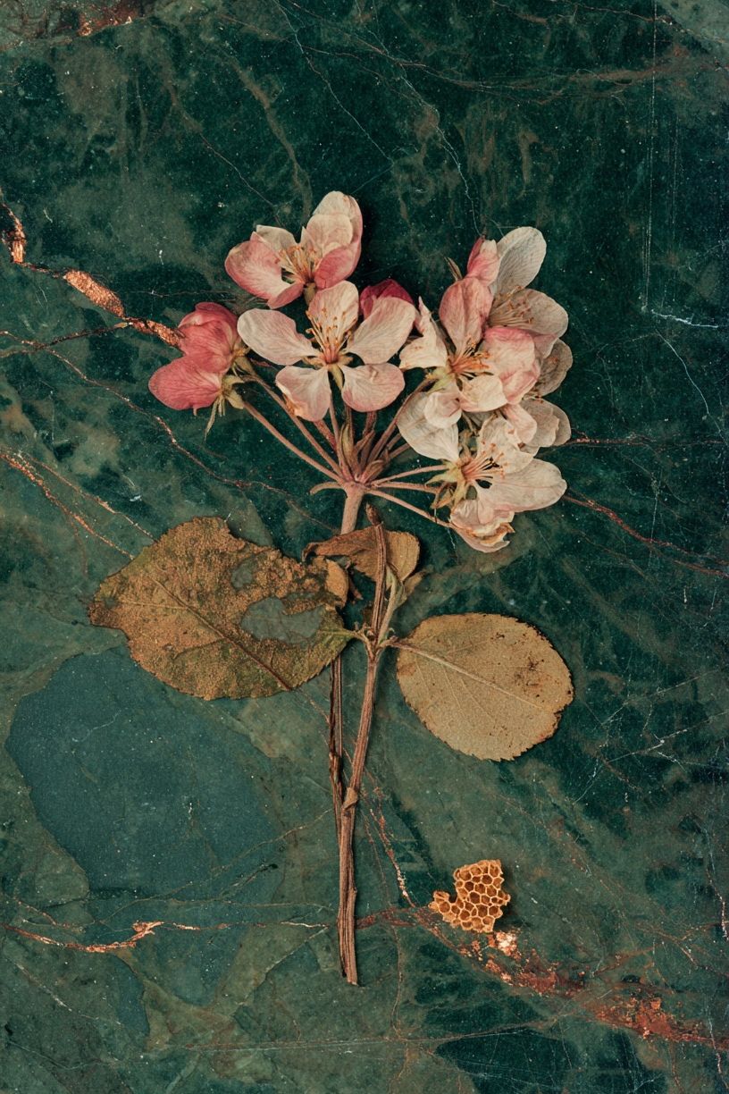 Pressed Blossom Botanical Print. poster — botanical art