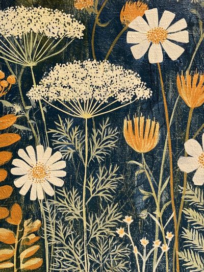 Wildflower Meadow Botanical Print.