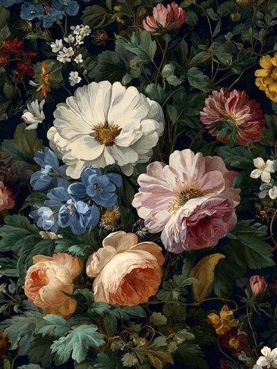 Botanical Floral Garden Print. poster print