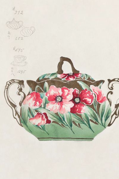 Design Sugar Bowl (1880-1910) painting.