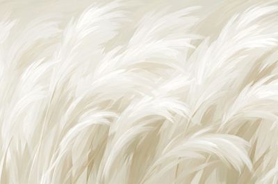 Soft Pampas Grass Botanical Print. poster