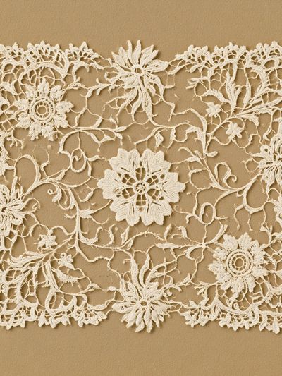 Lace Floral Pattern Poster. poster