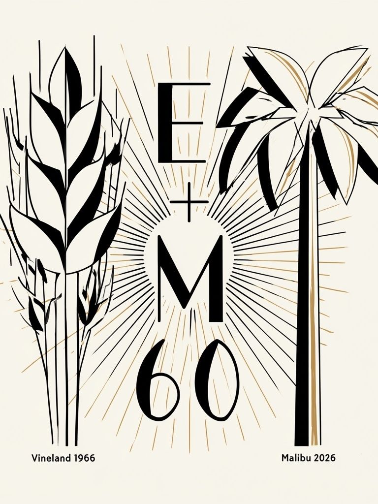 E+M 60 Botanical Poster. poster detail
