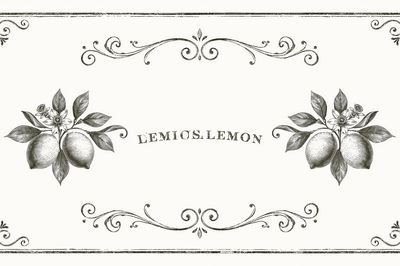 Lemons Vintage Botanical Poster. poster