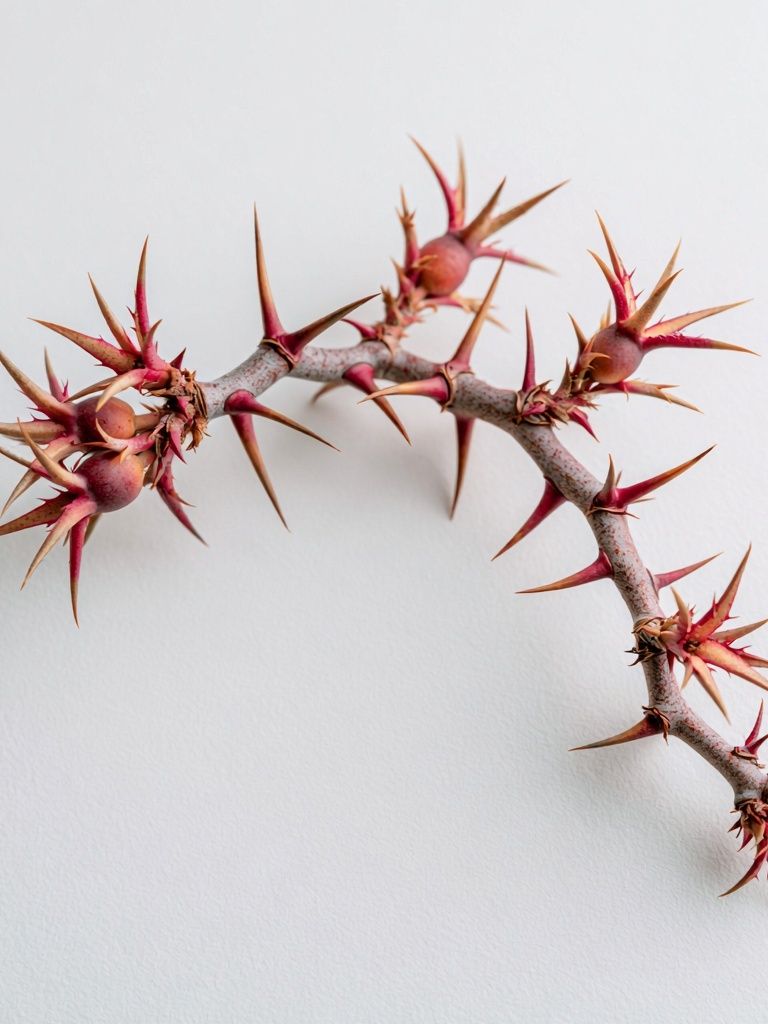 Spiny Branch Botanical Print. poster — botanical art