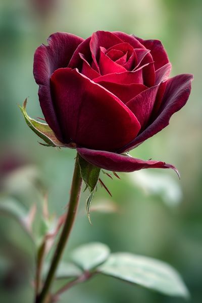 Deep Red Rose Photography Poster. poster print