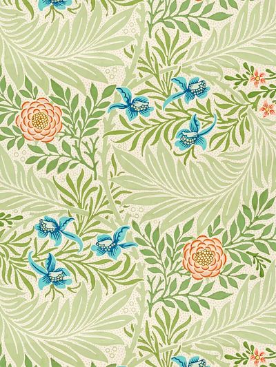 Tropical Floral Pattern Print. poster print
