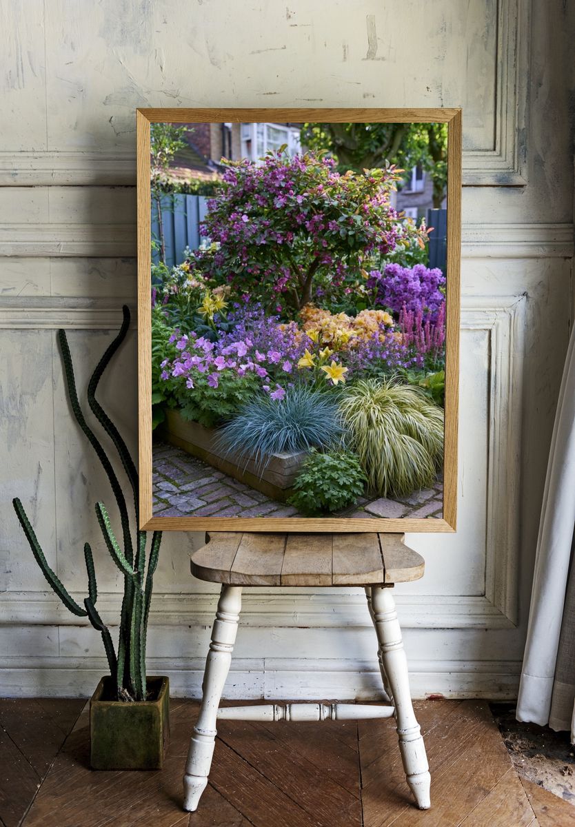 Cottage Garden Bloom Poster. — room view 1