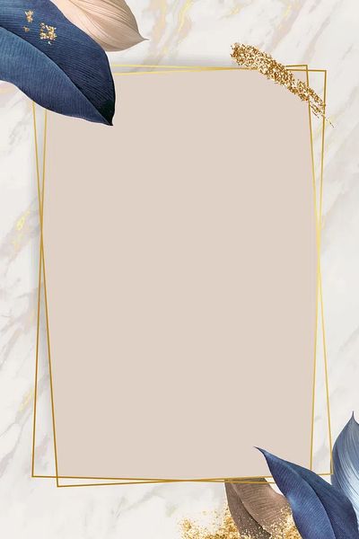 Rectangle foliage frame white marble.