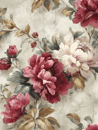 Vintage Floral Bouquet Print. poster print