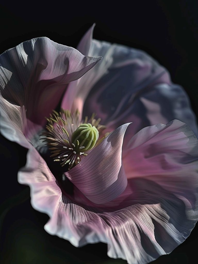 Abstract Poppy Bloom Print. poster detail