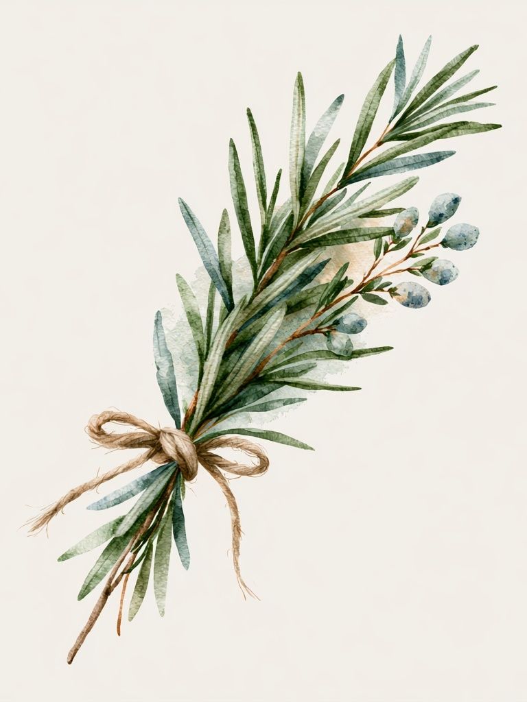 Eucalyptus Botanical Watercolor Poster. poster — botanical art