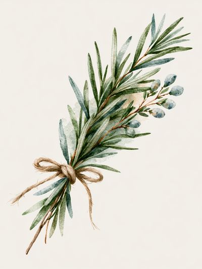 Eucalyptus Botanical Watercolor Poster. poster