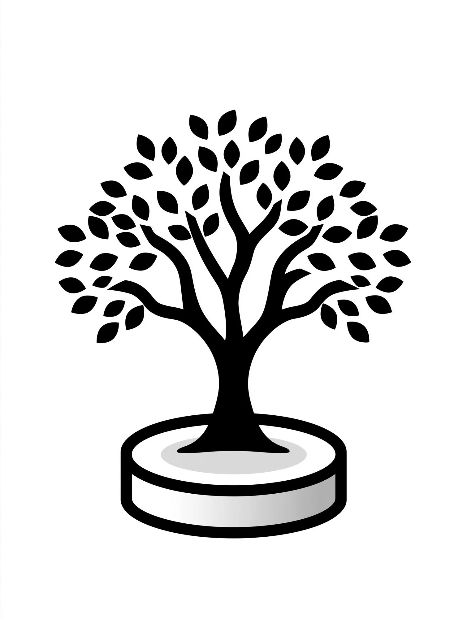 Tree of Life Minimalist Print. poster — botanical art