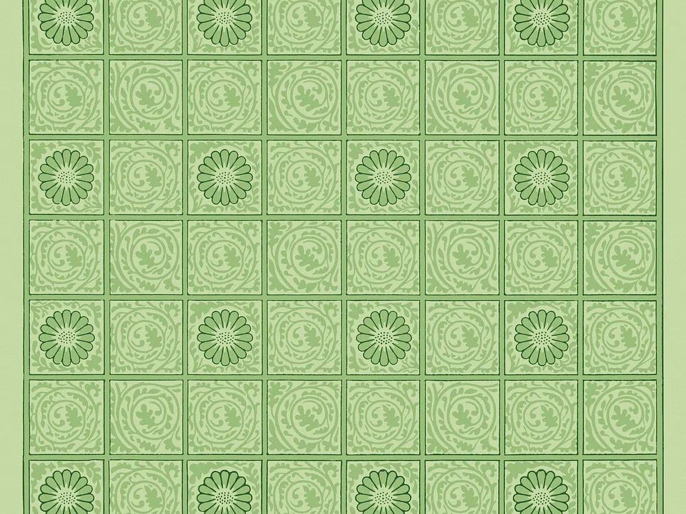 William Morris 's Diaper pattern. poster detail