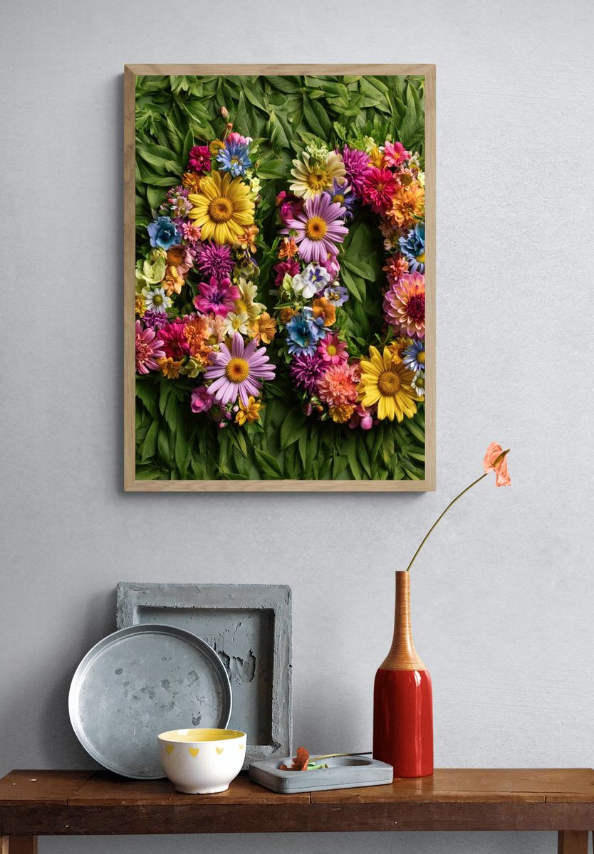 Floral 47 Botanical Print. — room view 3