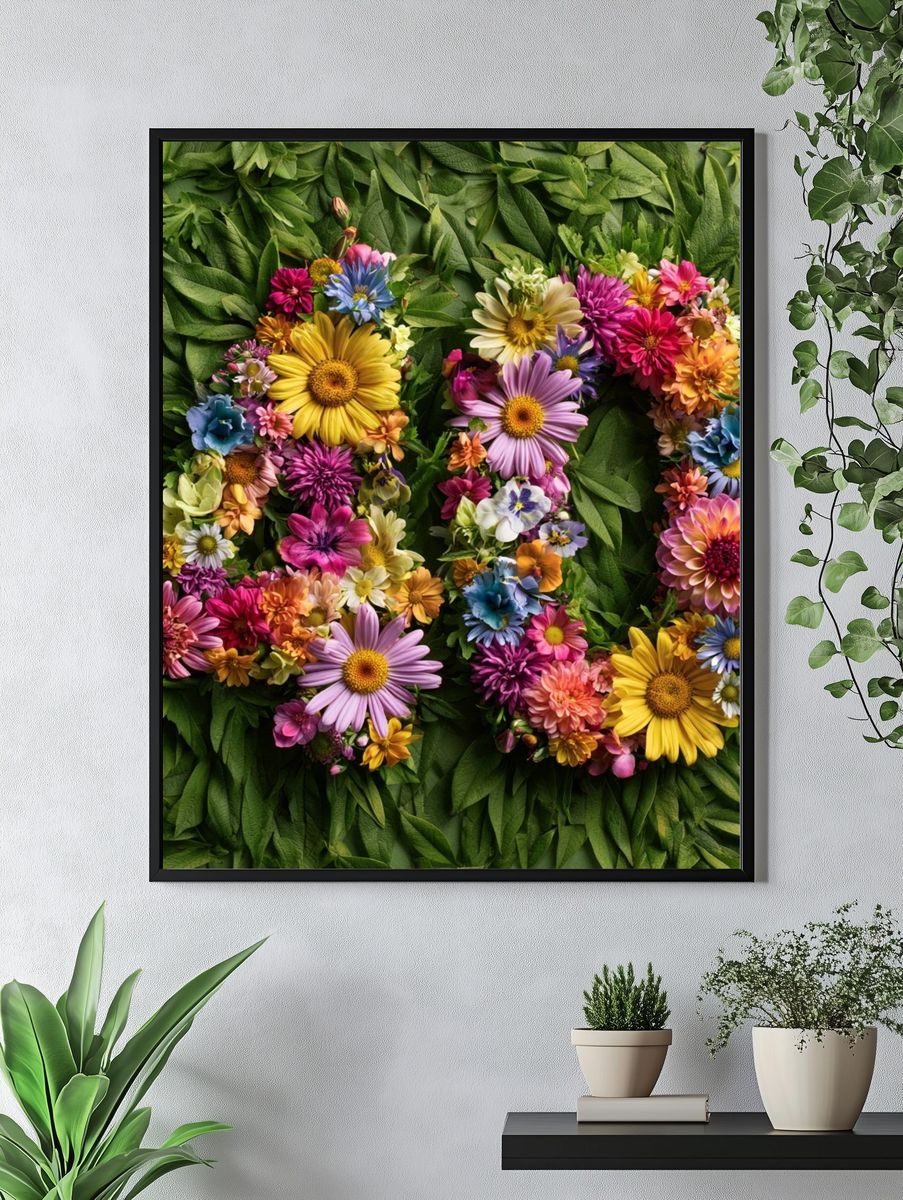 Floral 47 Botanical Print. — room view 4