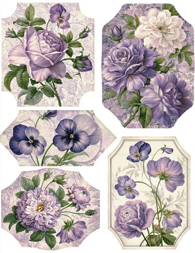 Lavender Floral Botanical Poster. poster