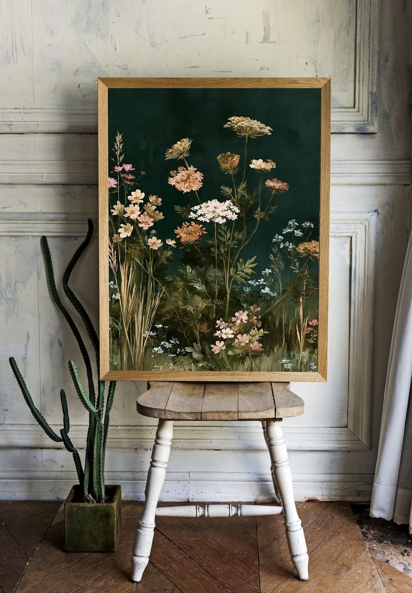 Wildflower Meadow Fine-Art Print. — room view 1