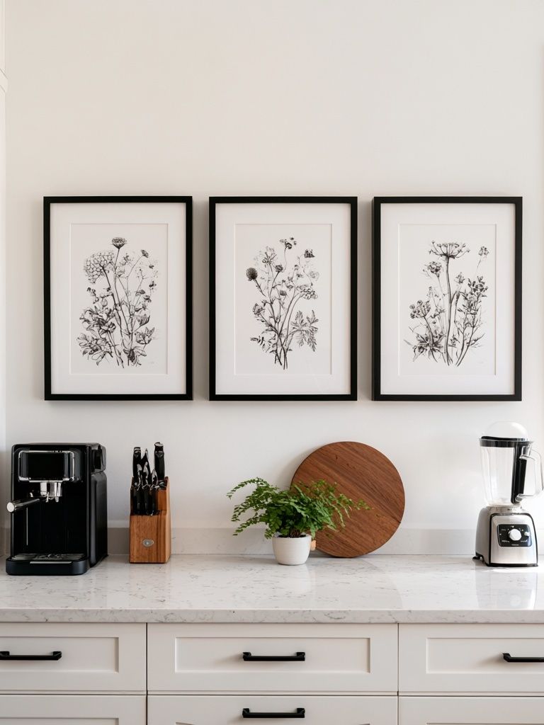 Botanical Line Art Poster. poster — botanical art
