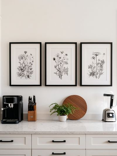 Botanical Line Art Poster. poster