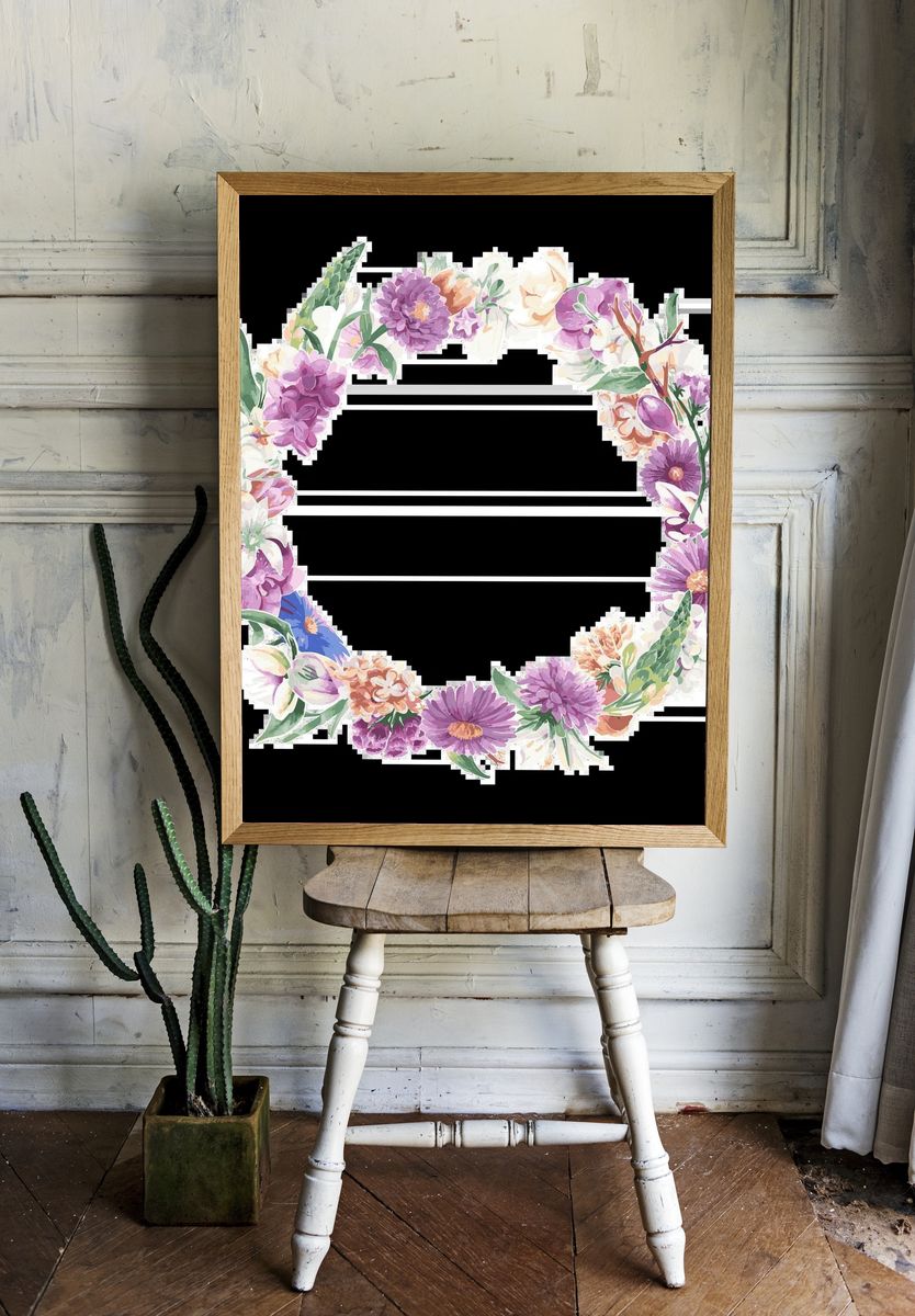 Vintage floral patterns, Art Nouveau. — room view 1