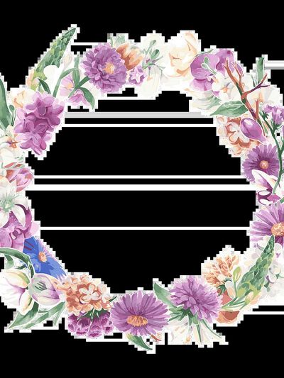 Vintage floral patterns, Art Nouveau. poster print
