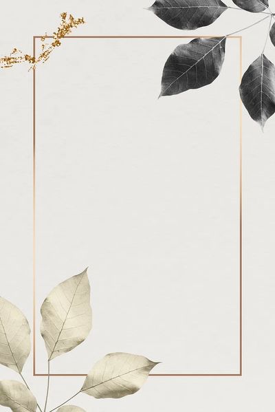 Gold frame foliage pattern marble. poster print