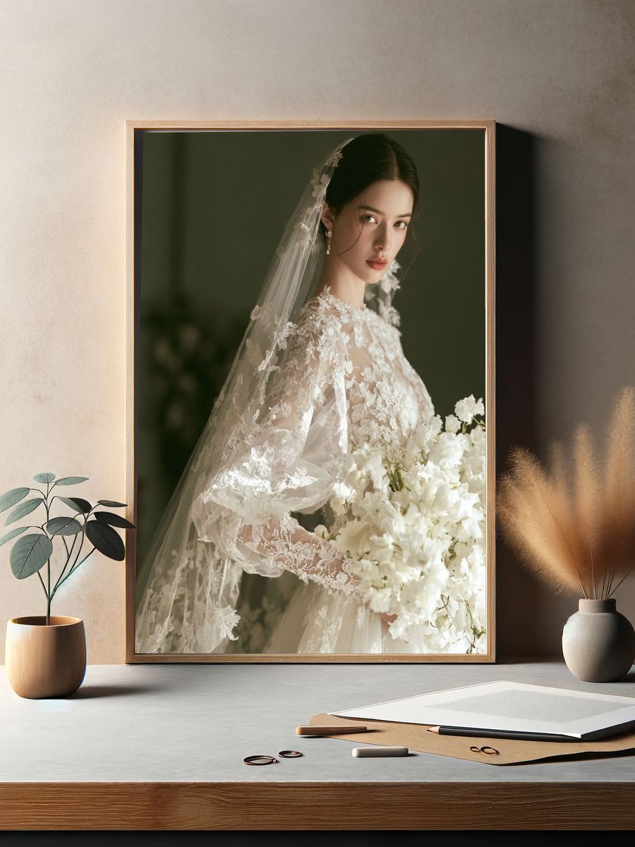 Bridal Portrait Photography Poster. — room view 2