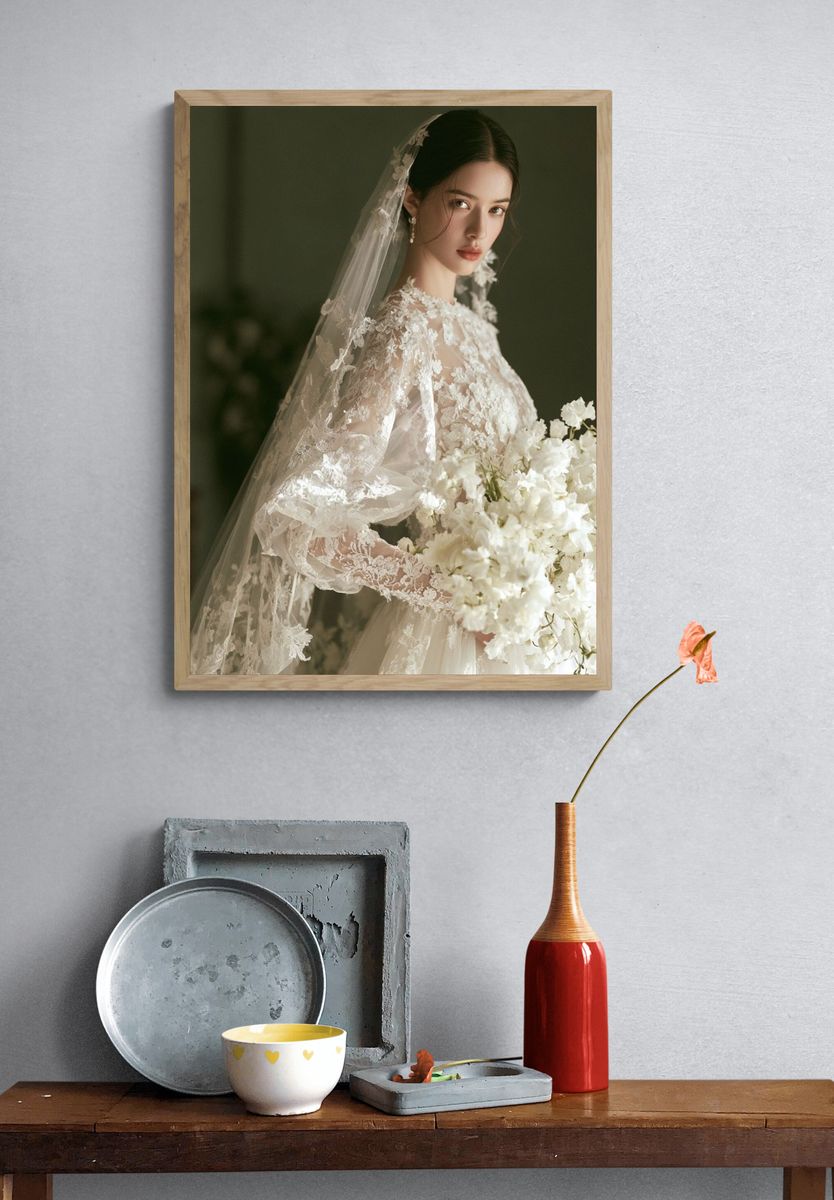 Bridal Portrait Photography Poster. — room view 3