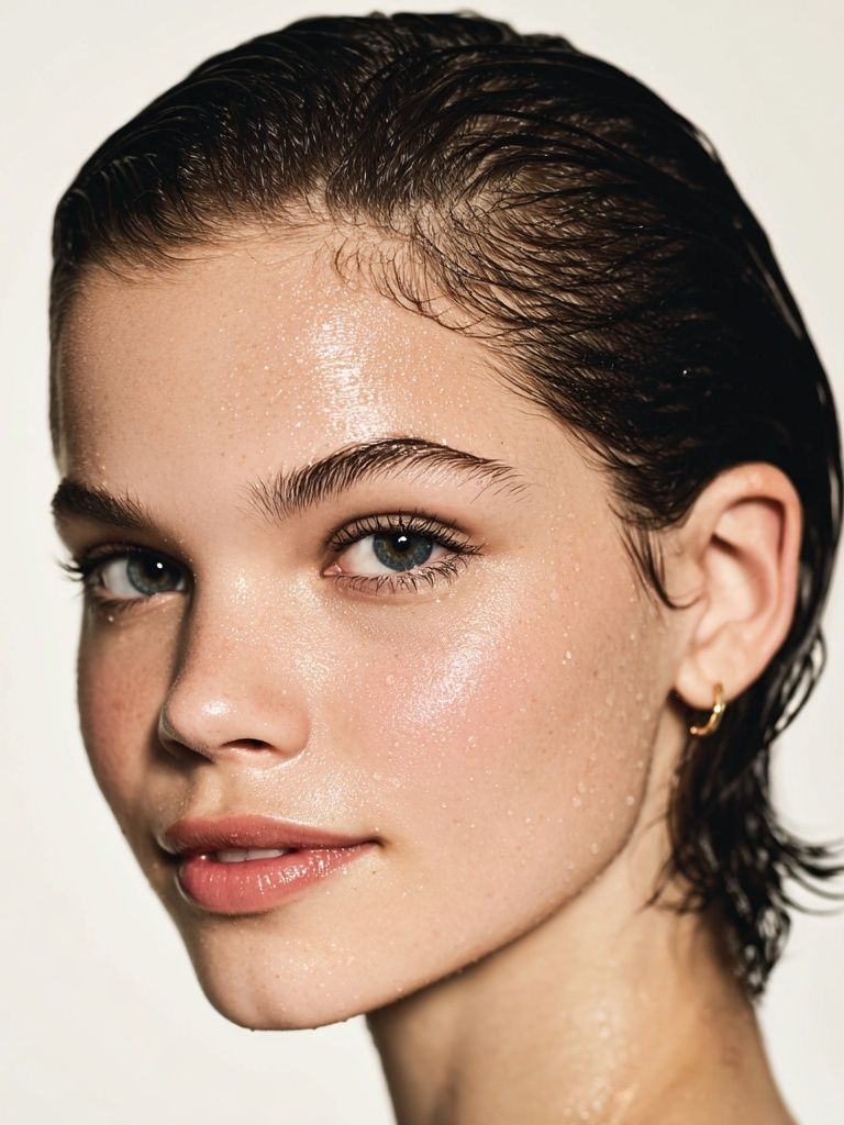 Radiant Beauty Portrait Poster. poster detail